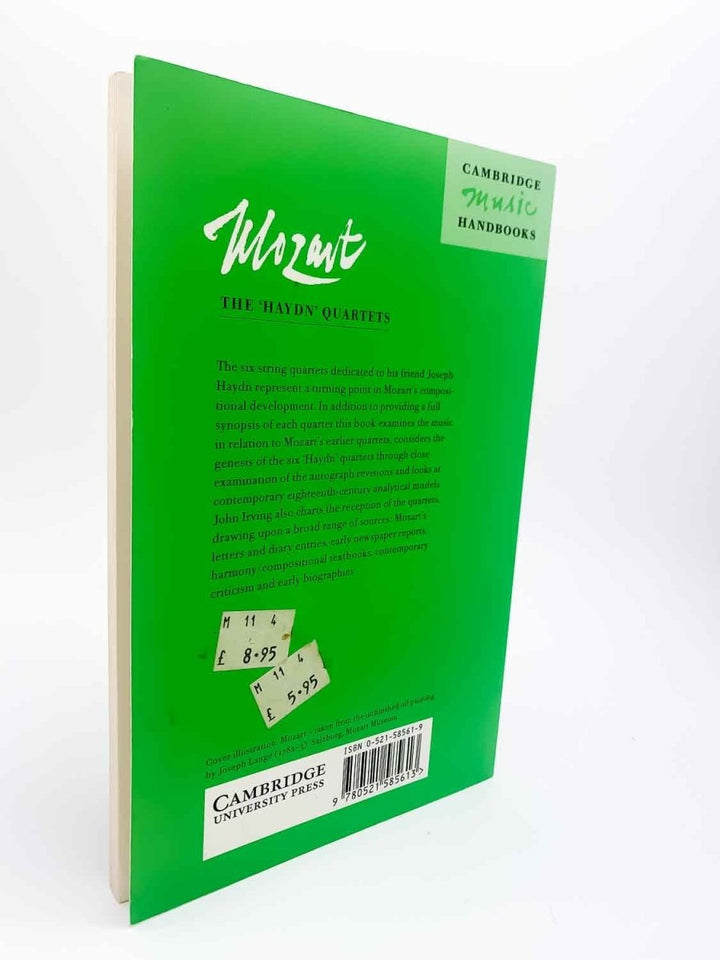 Irving, John - Mozart : The 'Haydn' Quartets | back cover