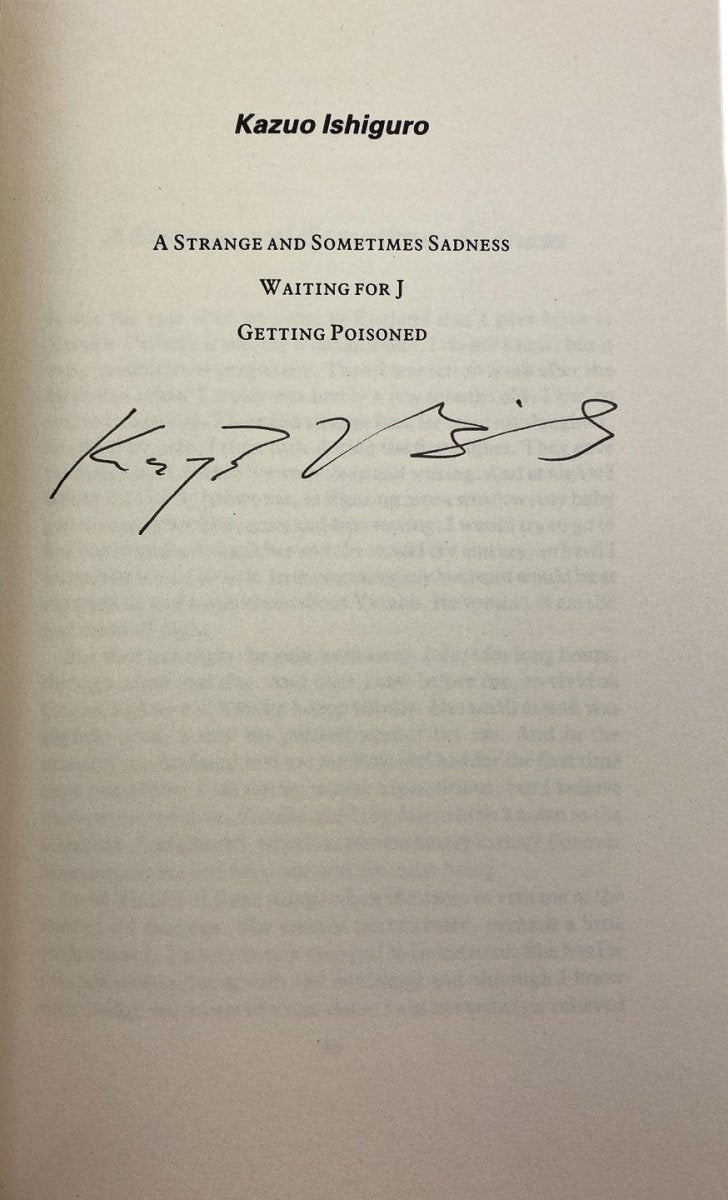 Ishiguro, Kazuo - Introduction 7 : Stories by New Writers - SIGNED | image3