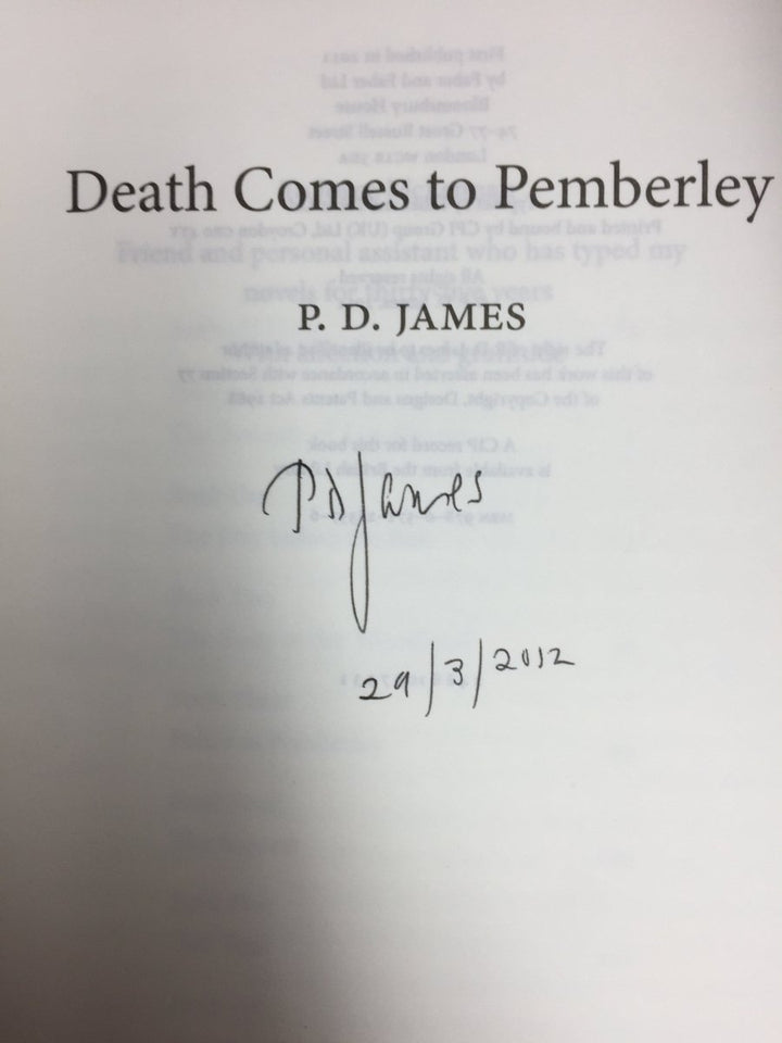 James, P D - Death Comes to Pemberley | sample illustration