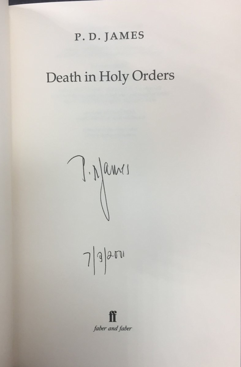 James, P D - Death in Holy Orders | sample illustration