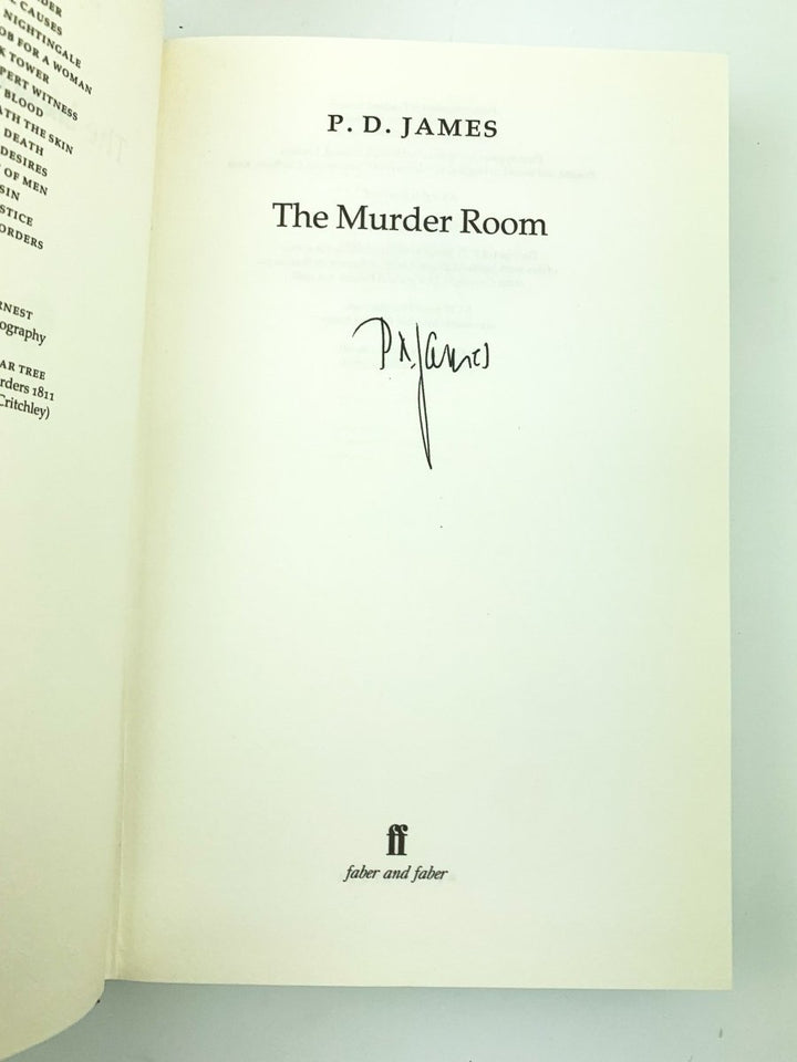 James, P D - The Murder Room - SIGNED | image3