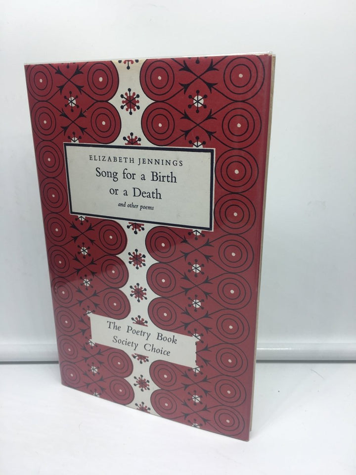 Jennings, Elizabeth - Song for a Birth or a Death | front cover