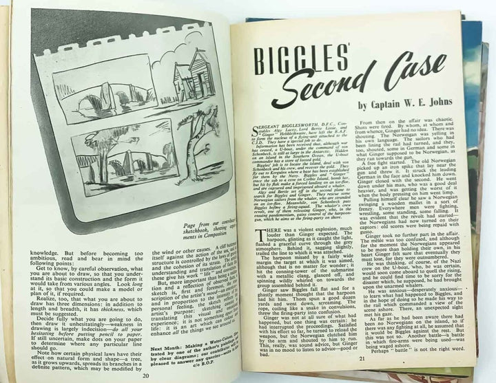 Johns, W E - Biggles' Second Case - serialised in 8 issues of Boys Own Paper | image3