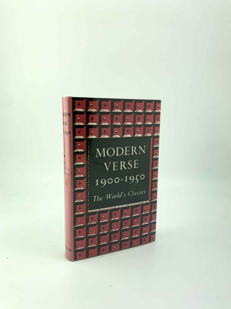 Jones, Phyllis M - Modern Verse 1900 - 1950 | front cover