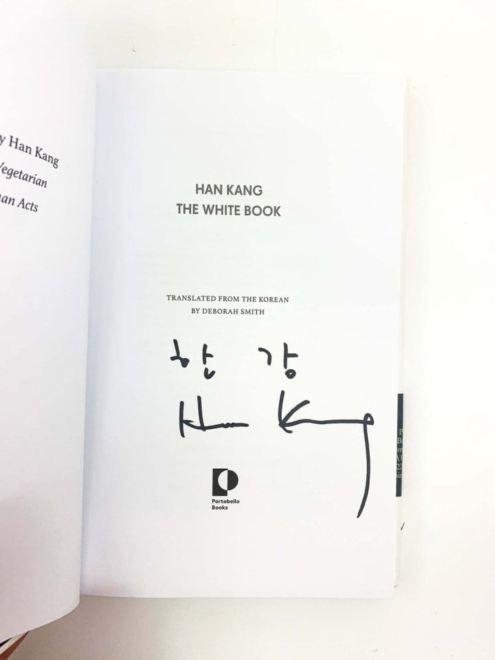Kang, Han - The White Book - SIGNED | image3