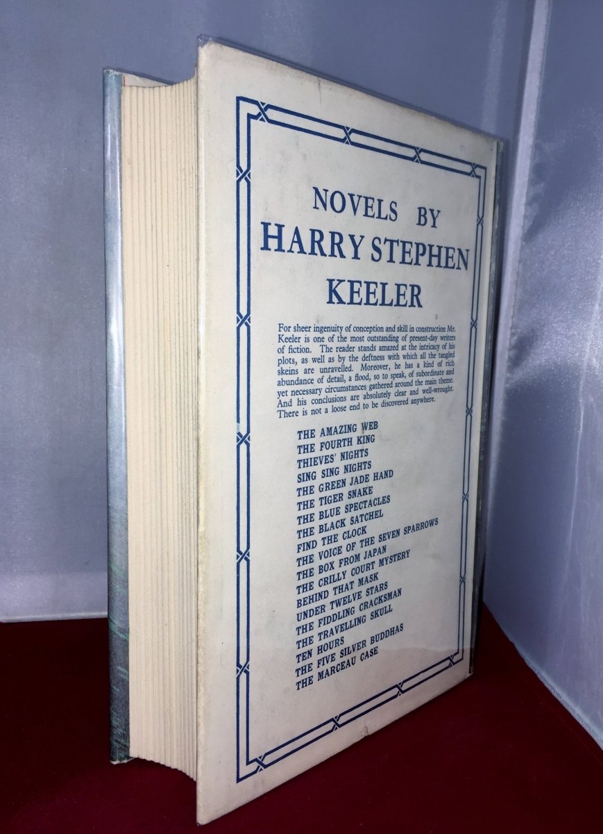 Keeler, Harry Stephen - X Jones | back cover