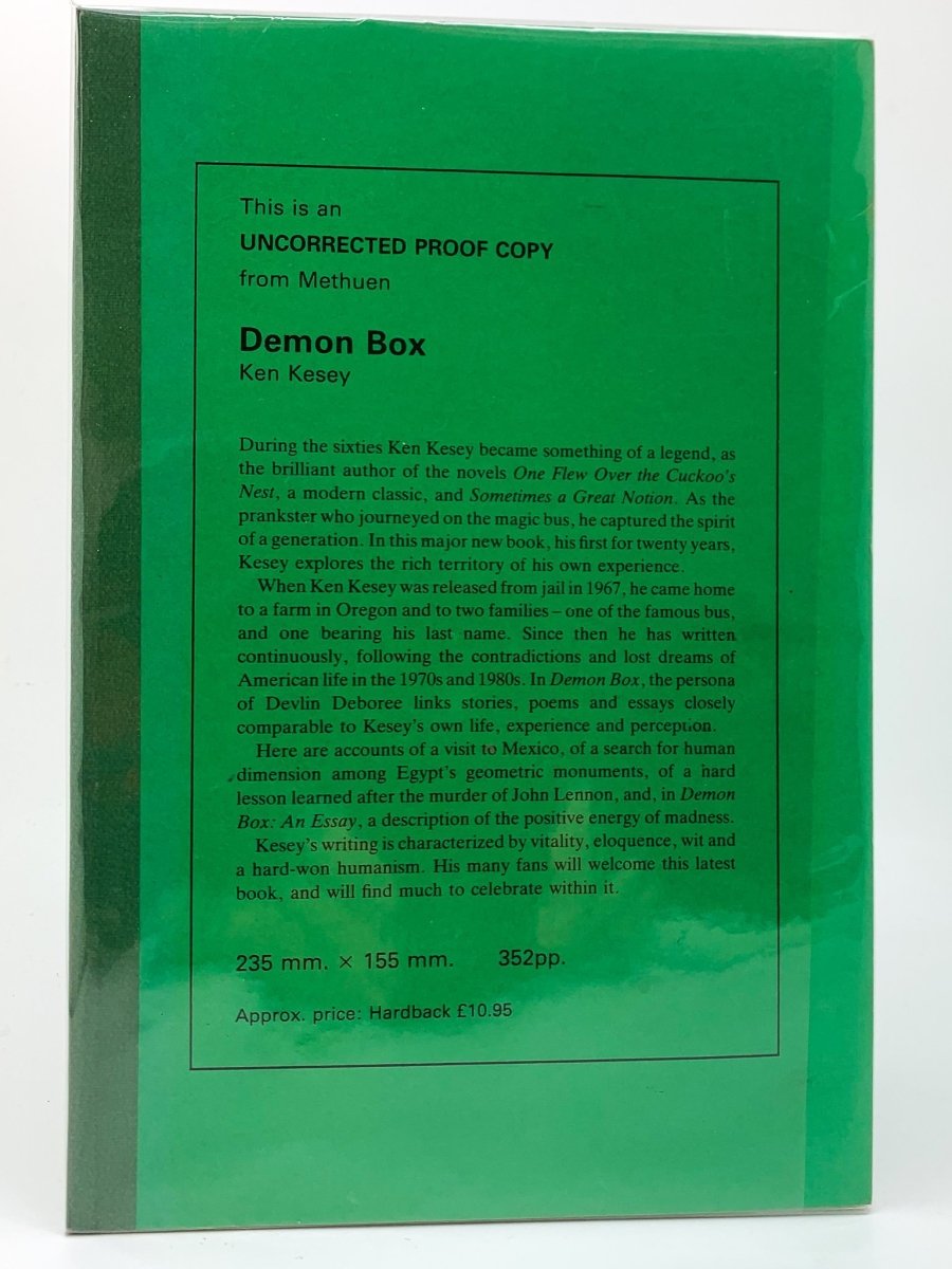 Kesey, Ken - Demon Box | front cover