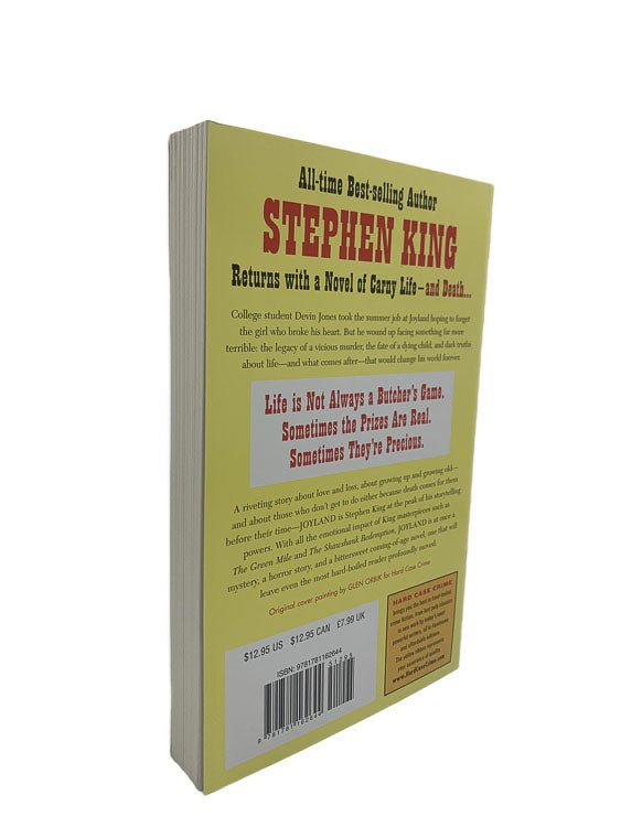 King, Stephen - Joyland | back cover