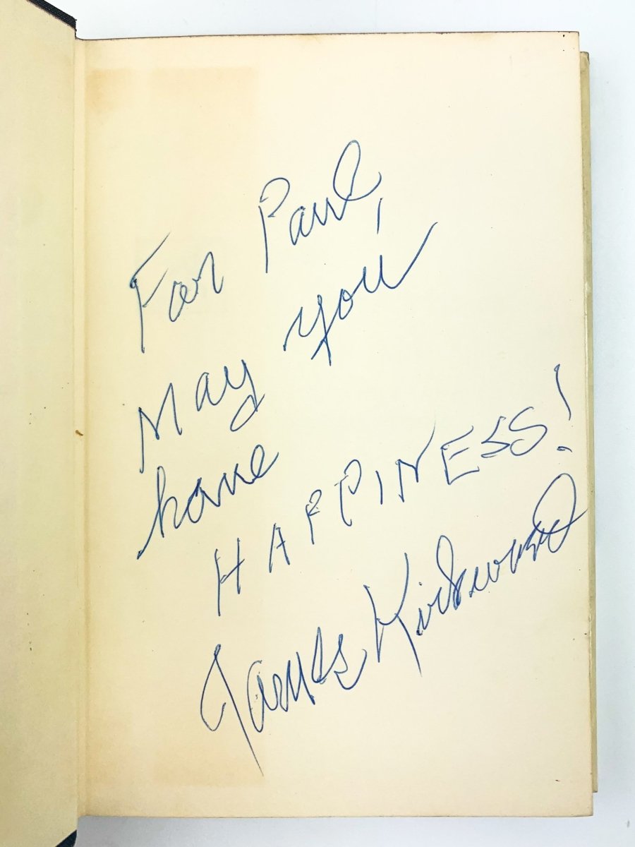 Kirkwood, James - Good Times / Bad Times - SIGNED | signature page