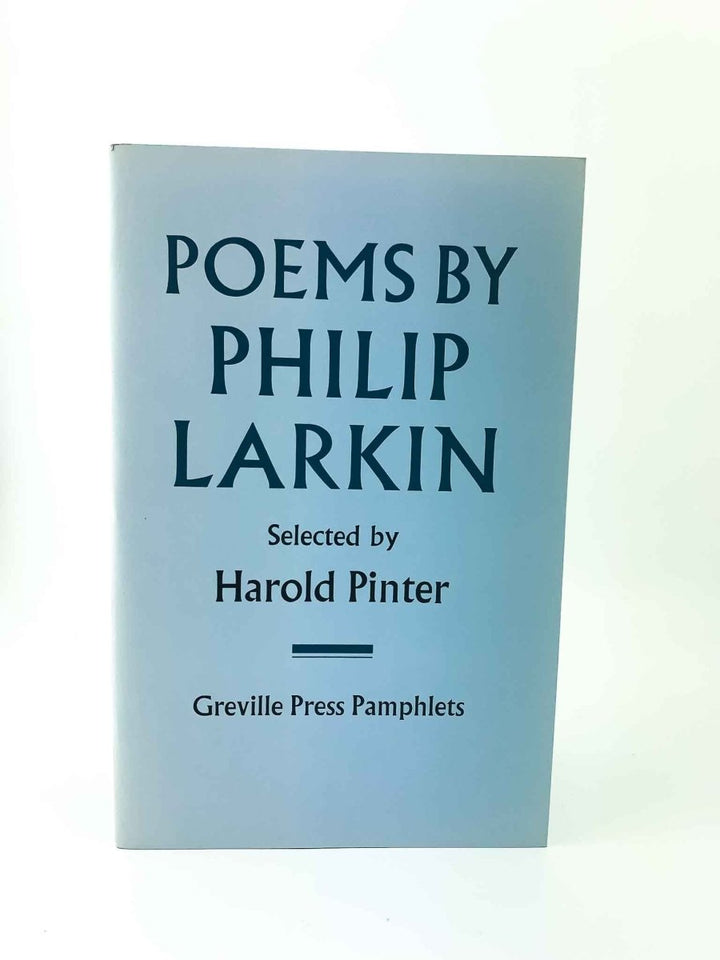 Larkin, Philip - Poems by Philip Larkin - SIGNED by selector, Harold Pinter - SIGNED | image1