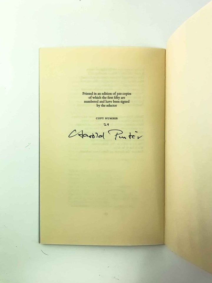 Larkin, Philip - Poems by Philip Larkin - SIGNED by selector, Harold Pinter - SIGNED | image2