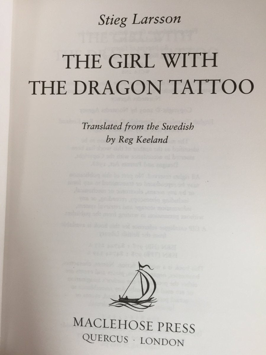 Larsson, Stieg - The Girl with the Dragon Tattoo ( 3 vols ) | sample illustration