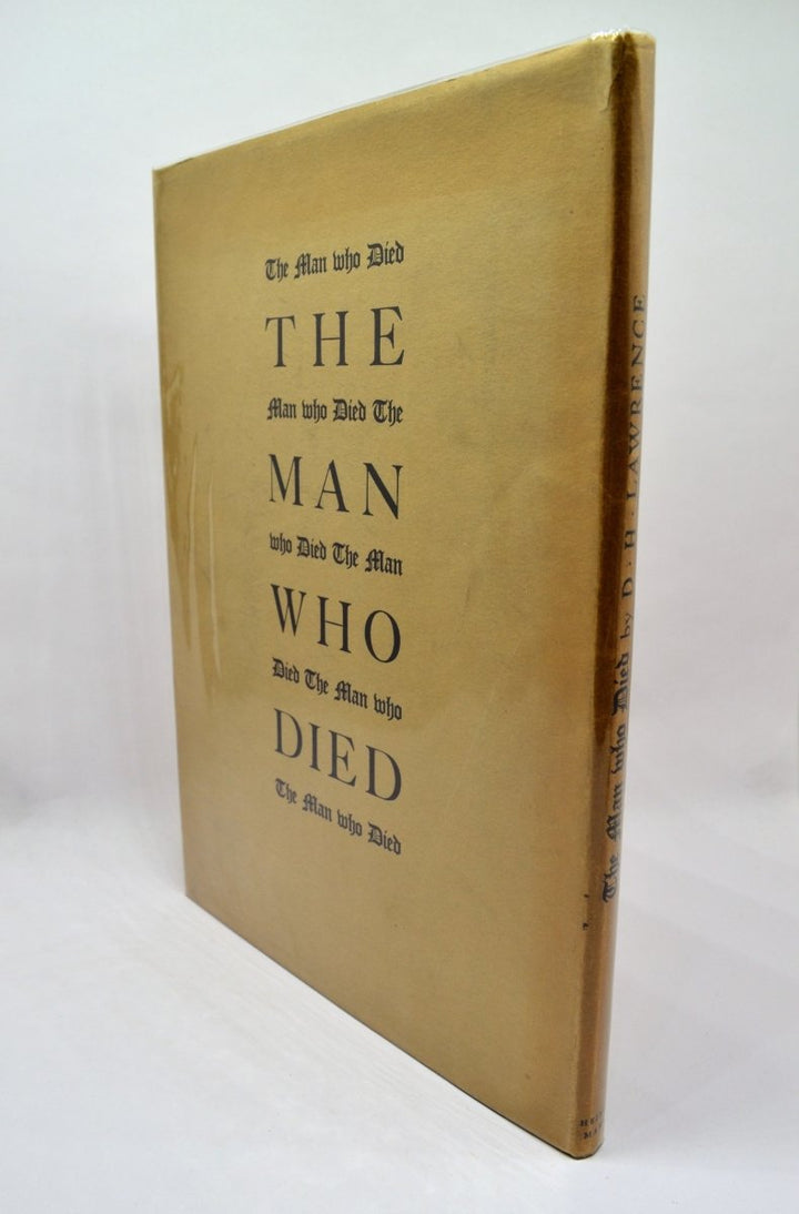 Lawrence, D H - The Man Who Died | front cover