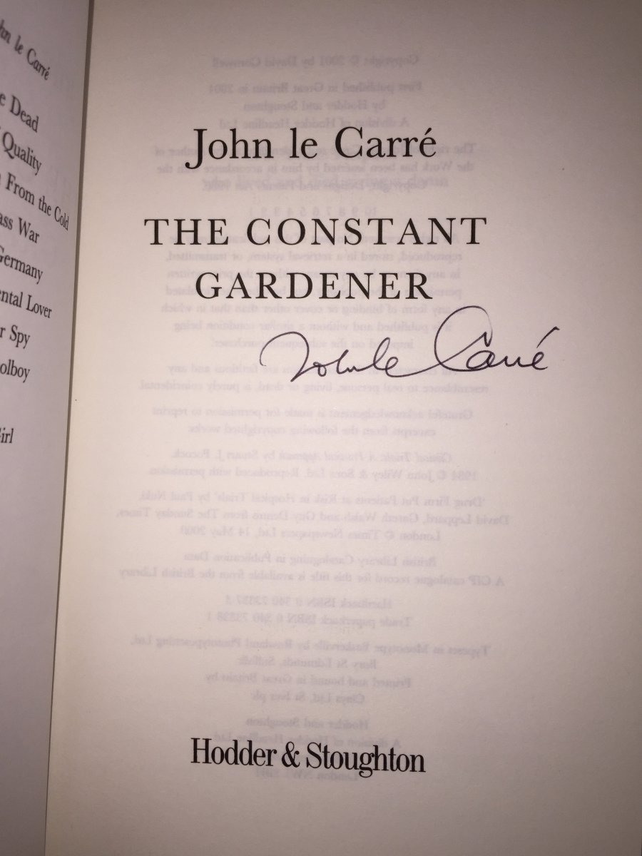 Le Carre, John | back cover