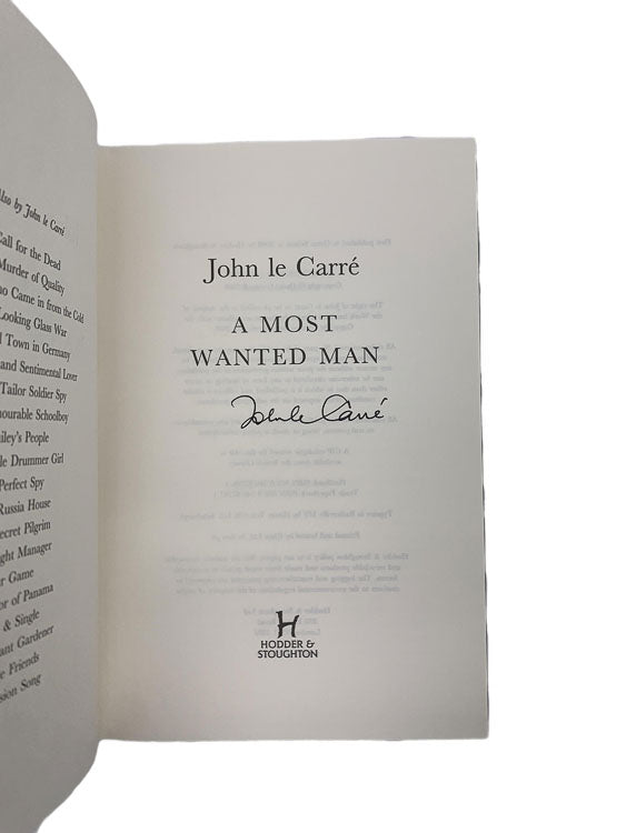 Le Carre, John - A Most Wanted Man - SIGNED | image3