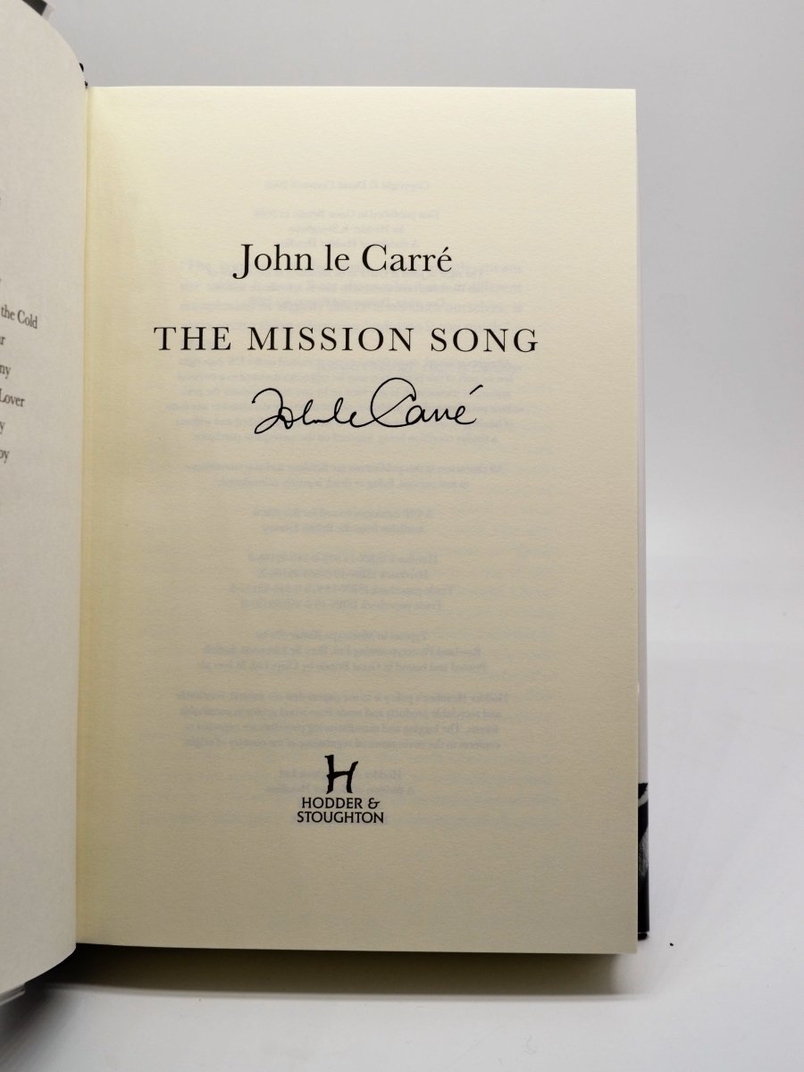 Le Carre, John - The Mission Song | sample illustration