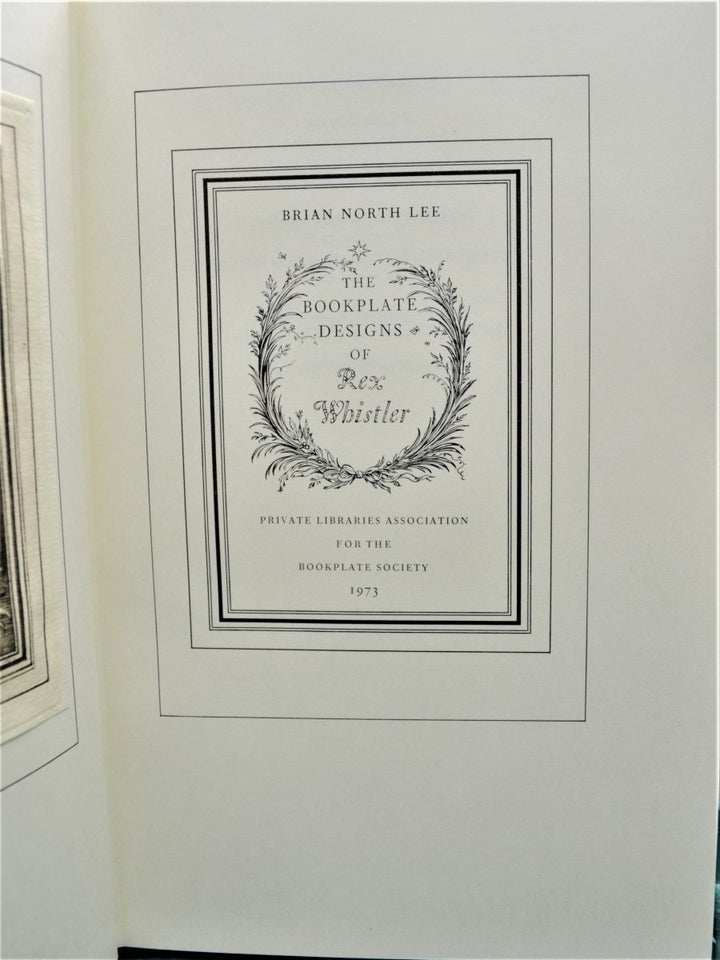 Lee, Brian North - The Bookplate Designs of Rex Whistler | sample illustration