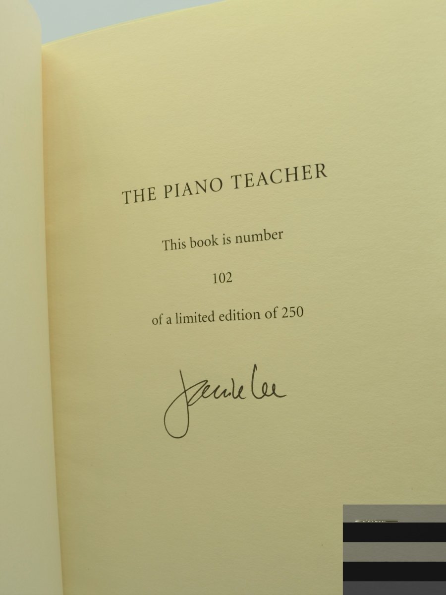 Lee, Janice Y K - The Piano Teacher (SIGNED) | back cover