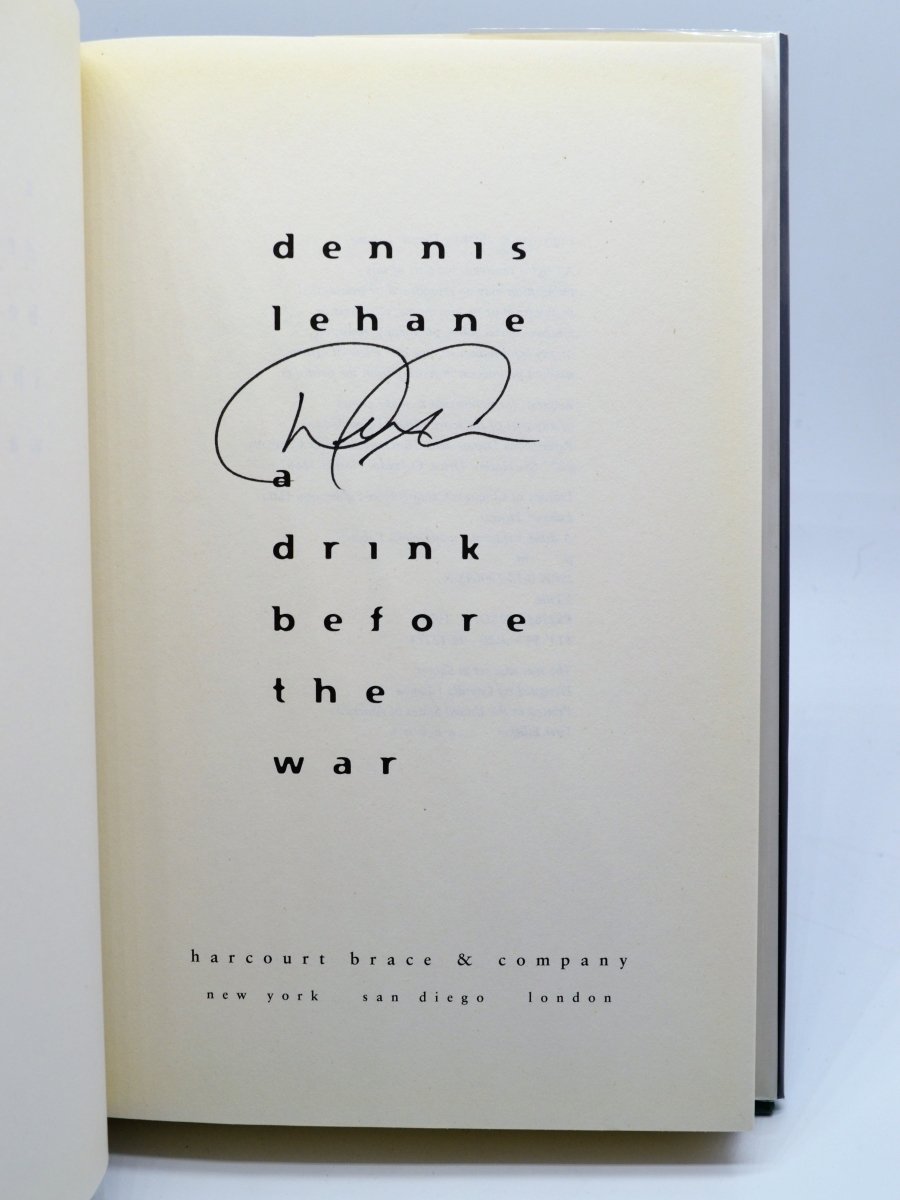 Lehane, Dennis - A Drink Before the War | back cover