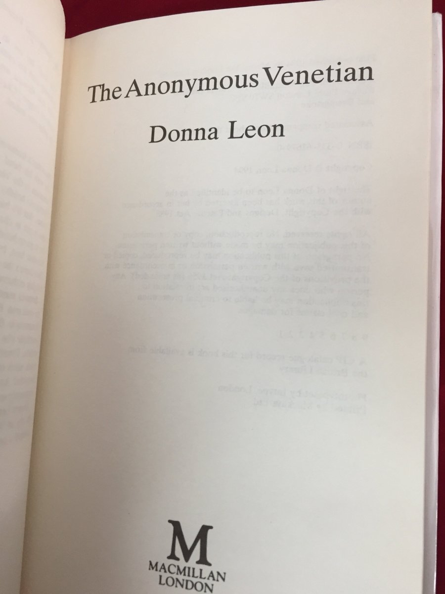 Leon, Donna - The Anonymous Venetian | pages