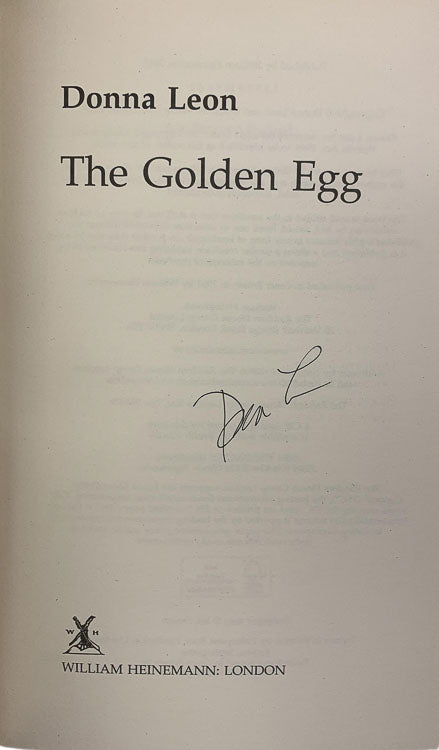 Leon, Donna - The Golden Egg - SIGNED | image3