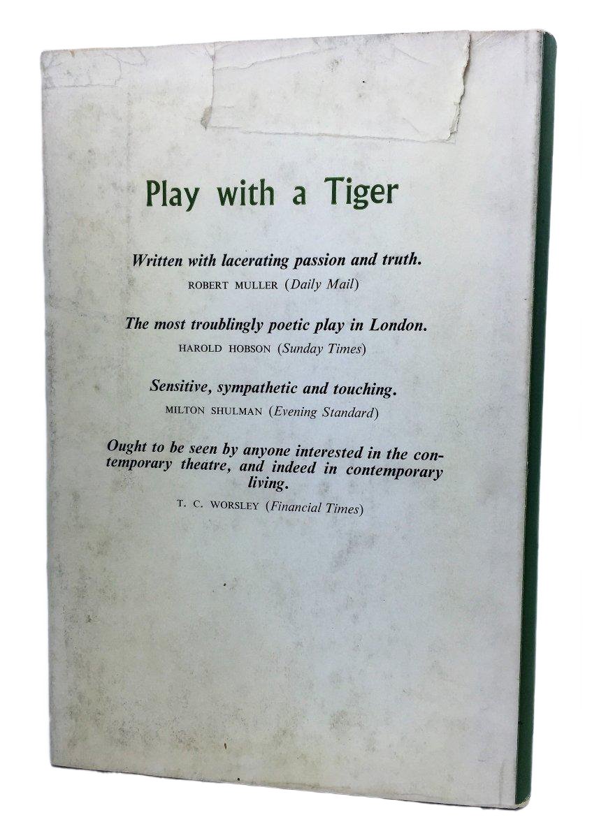 Lessing, Doris - Play with a Tiger - SIGNED | back cover