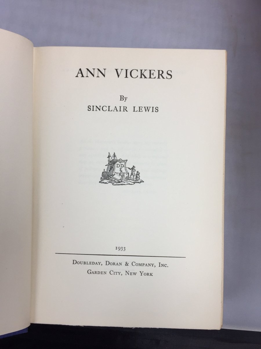 Lewis, Sinclair - Ann Vickers | sample illustration