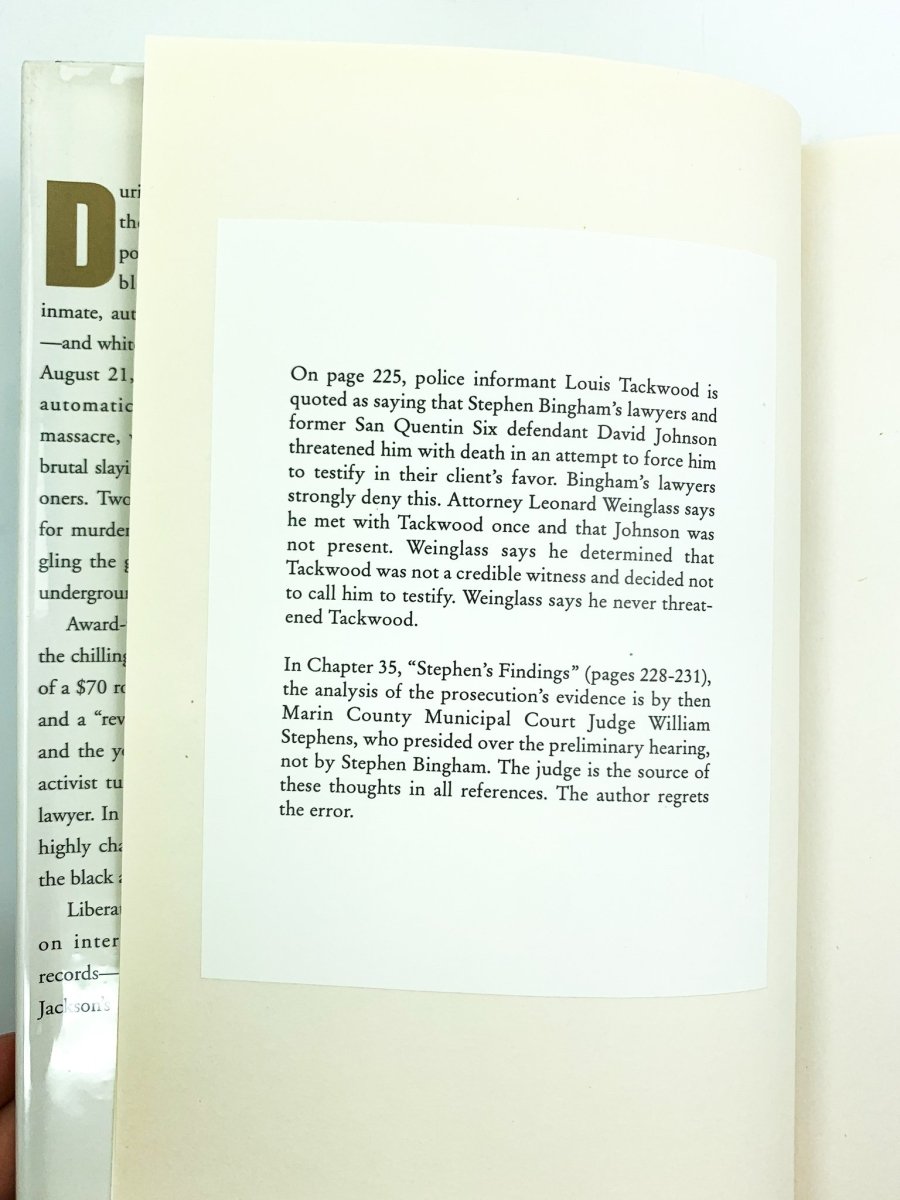 Liberatore, Paul - The Road to Hell : The True Story of George Jackson, Stephen Bingham and the San Quentin Massacre | image3