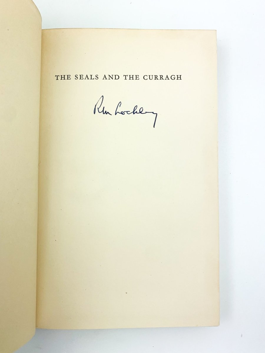 Lockley, R M - The Seals and the Curragh - SIGNED | signature page