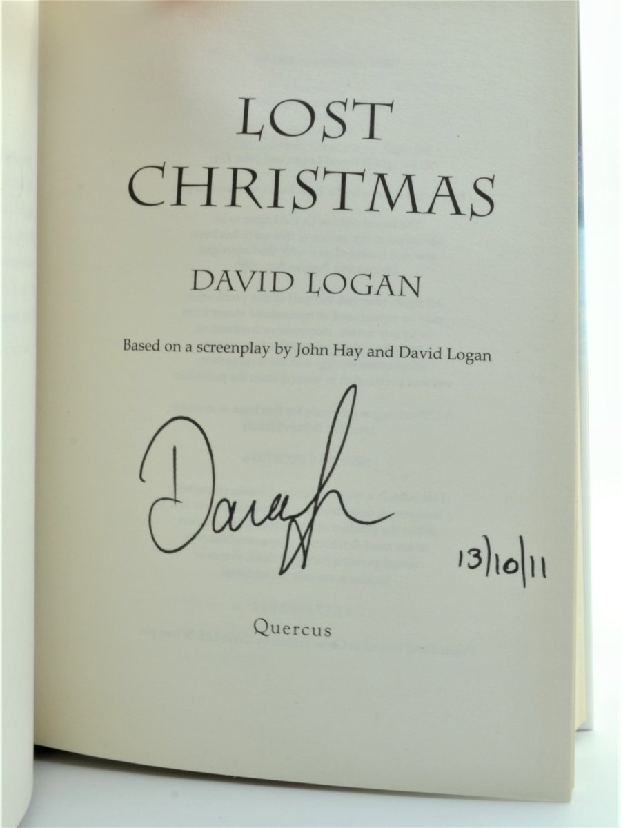 Logan, David - Lost Christmas - SIGNED | signature page