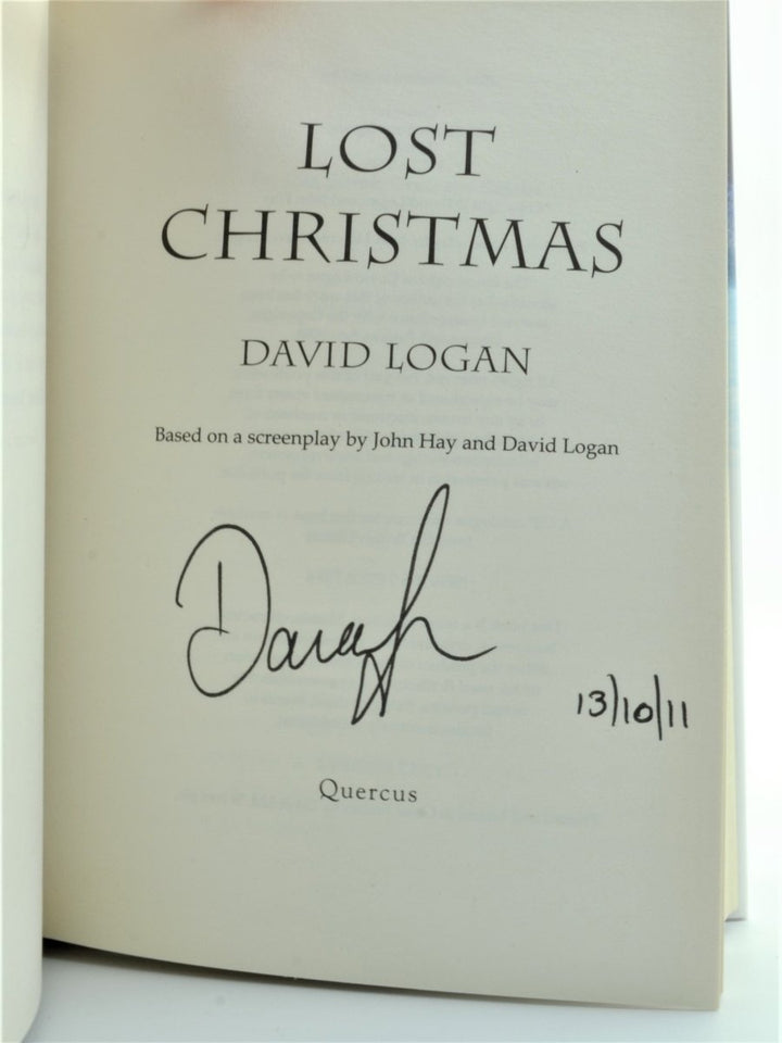 Logan, David - Lost Christmas - SIGNED | signature page