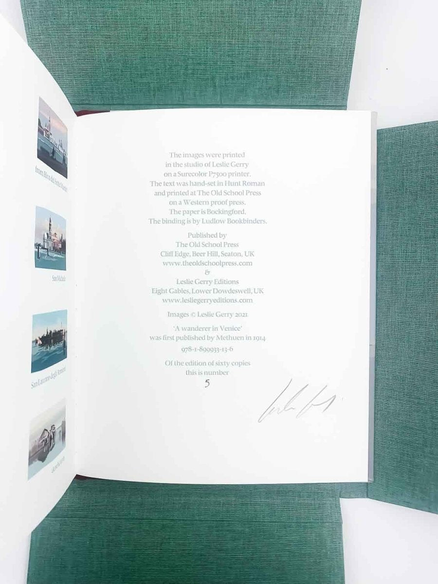 Lucas, E. V. - Into the Lagoon - SIGNED | signature page