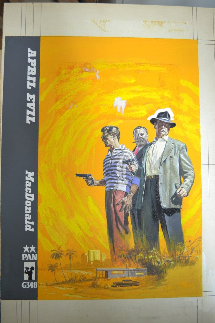 MacDonald, John D - April Evil ( Original Pan Dustwrapper Artwork ) | back cover