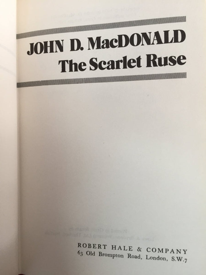 MacDonald, John D - The Scarlet Ruse | image4