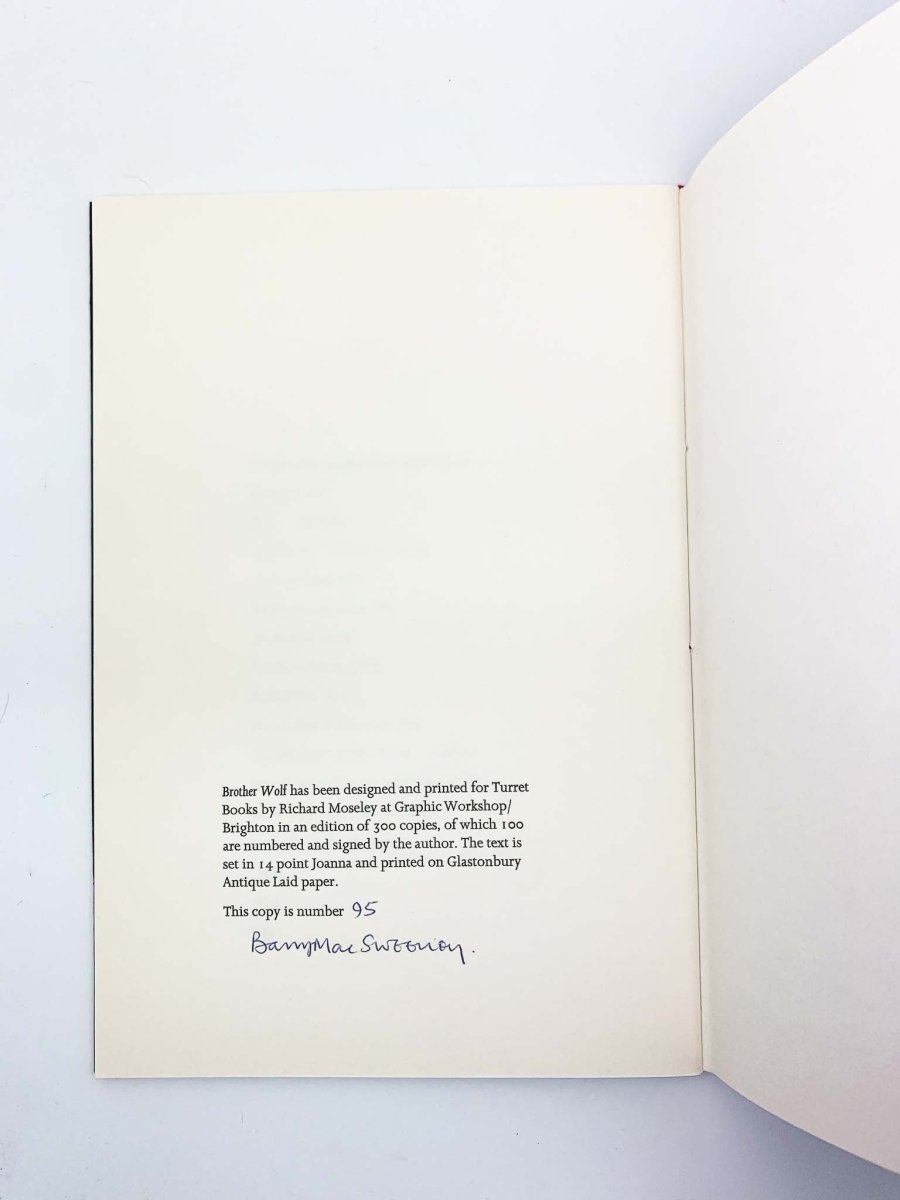 MacSweeney, Barry - Brother Wolf - SIGNED | image3