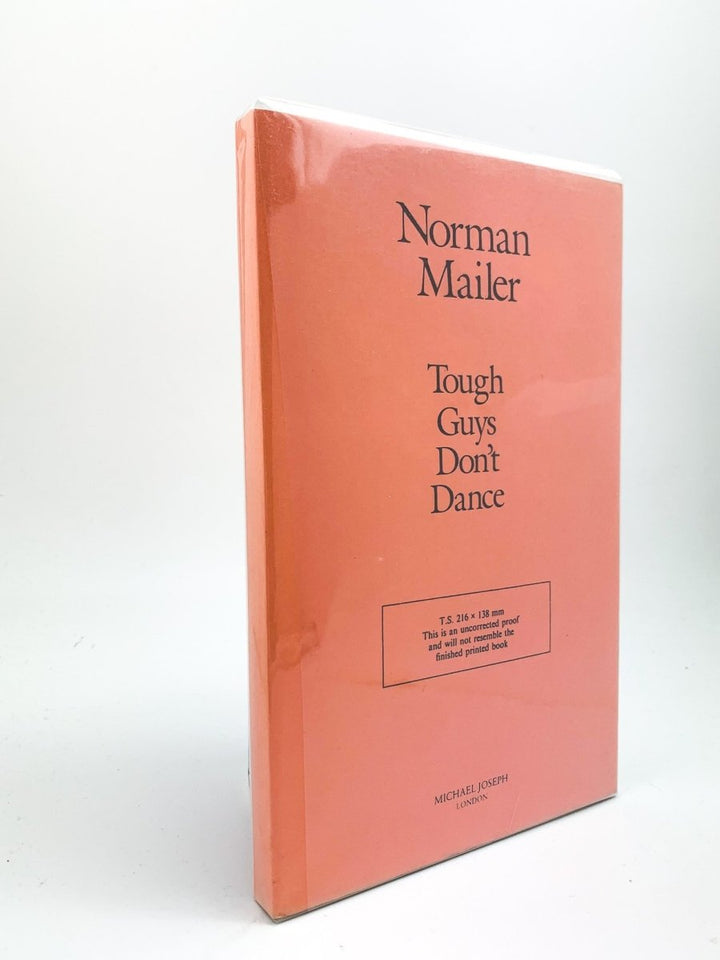 Mailer, Norman - Tough Guys Don't Dance | front cover. Published by Michael Joseph in 1984. Original Wraps.  Condition:  Fine/No Jacket ( as Issued )