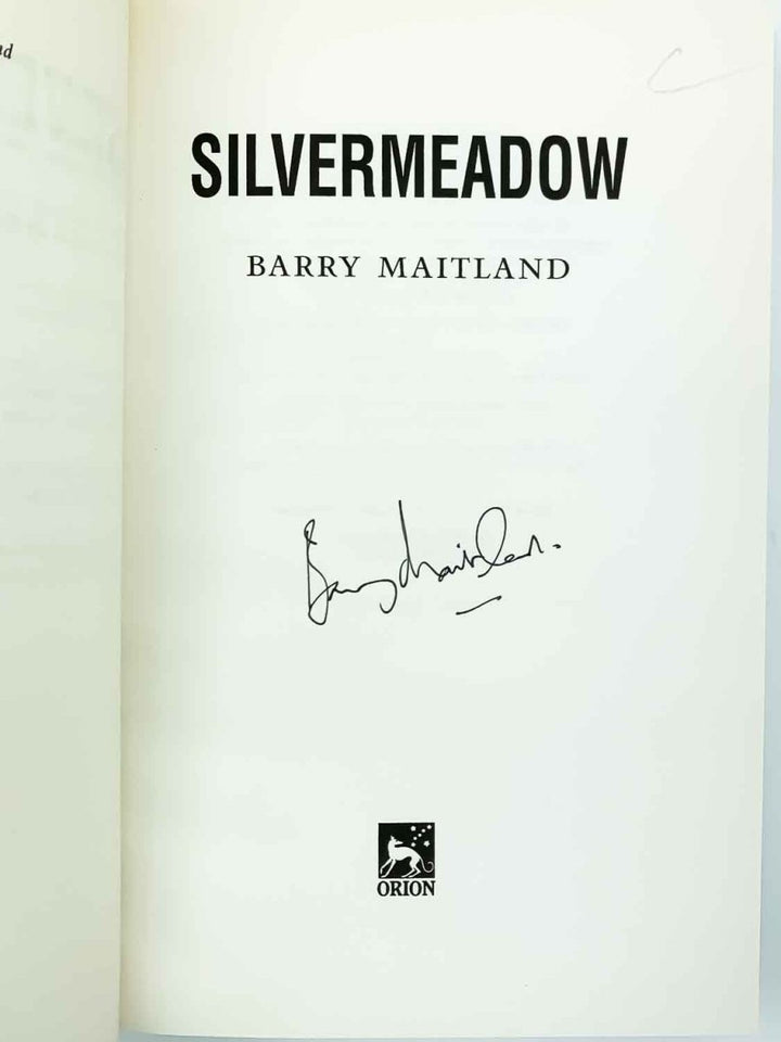 Maitland, Barry - Silvermeadow - SIGNED | signature page