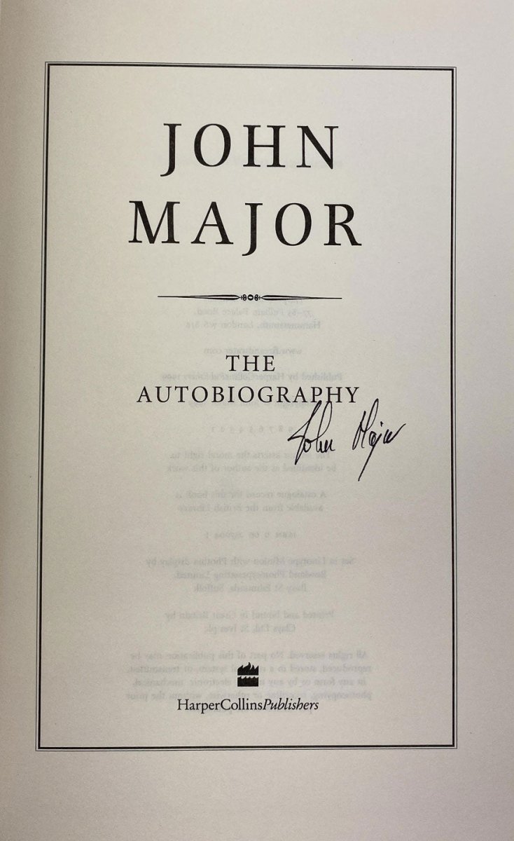 Major, John - John Major: the Autobiography - SIGNED by John Major | image3