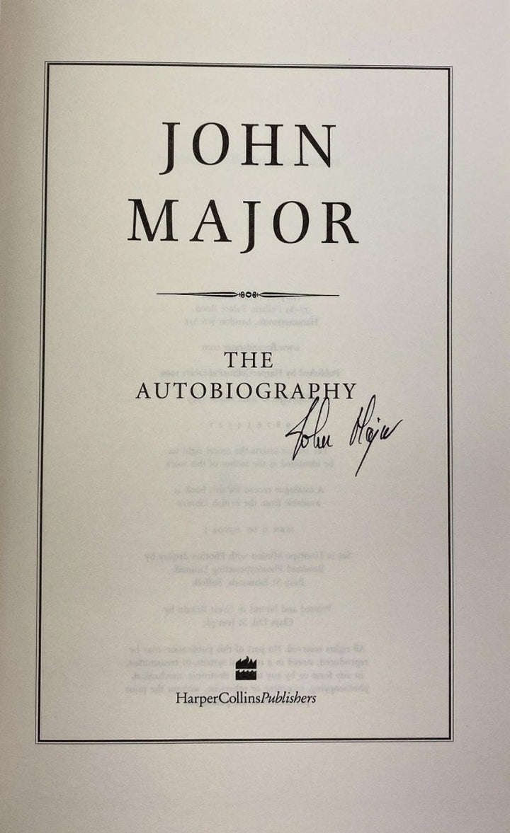 Major, John - John Major: the Autobiography - SIGNED by John Major | image3