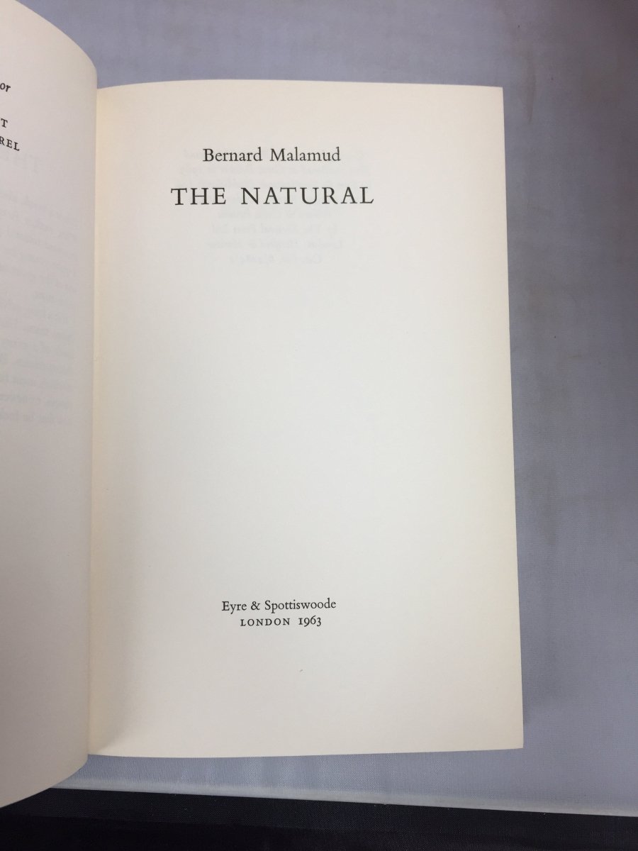 Malamud, Bernard - The Natural | sample illustration