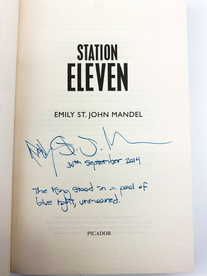 Mandel, Emily St John - Station Eleven - SIGNED, LINED and DATED - SIGNED | signature page