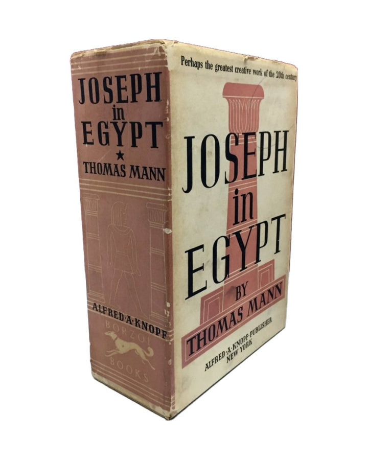 Mann, Thomas - Joseph in Egypt - SIGNED | back cover
