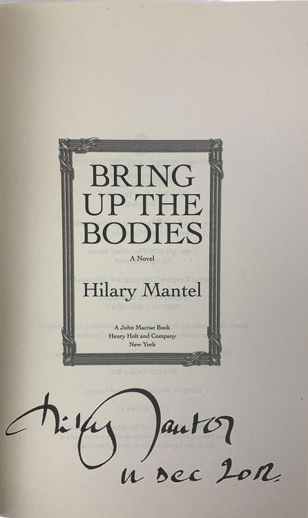 Mantel, Hilary - Bring Up The Bodies - SIGNED | image3