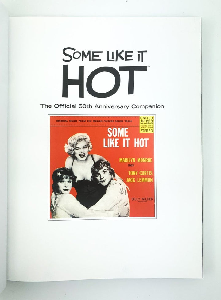 Maslon, Laurence - Some Like It Hot - SIGNED | signature page