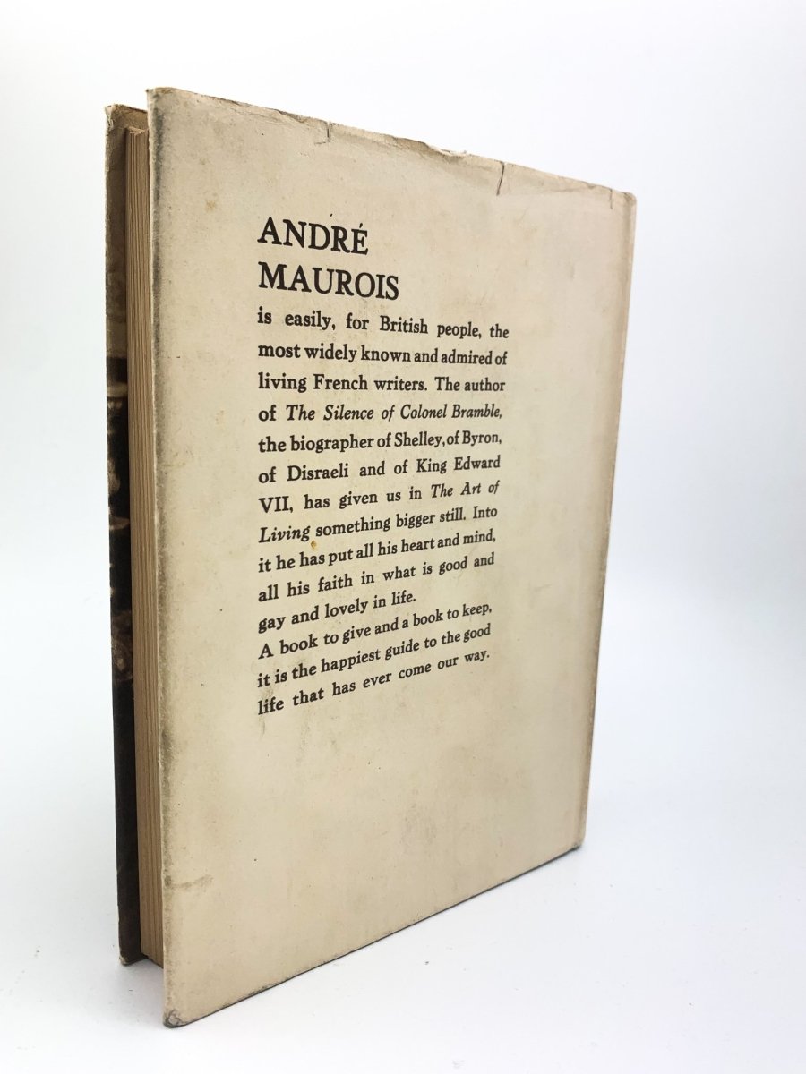 Maurois, Andre - The Art of Living | back cover