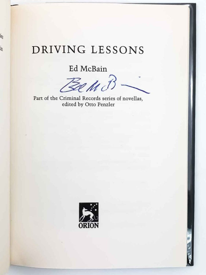 McBain, Ed - Driving Lessons - SIGNED | image3