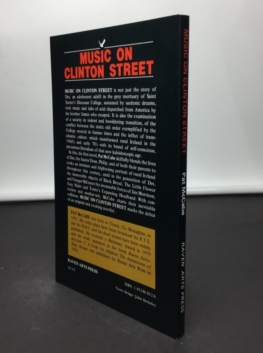 McCabe, Pat - Music on Clinton Street - SIGNED | signature page