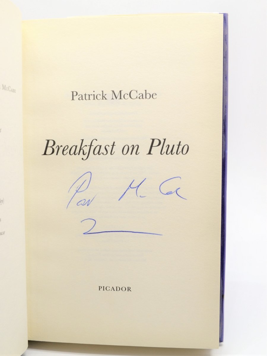 McCabe, Patrick - Breakfast on Pluto | back cover