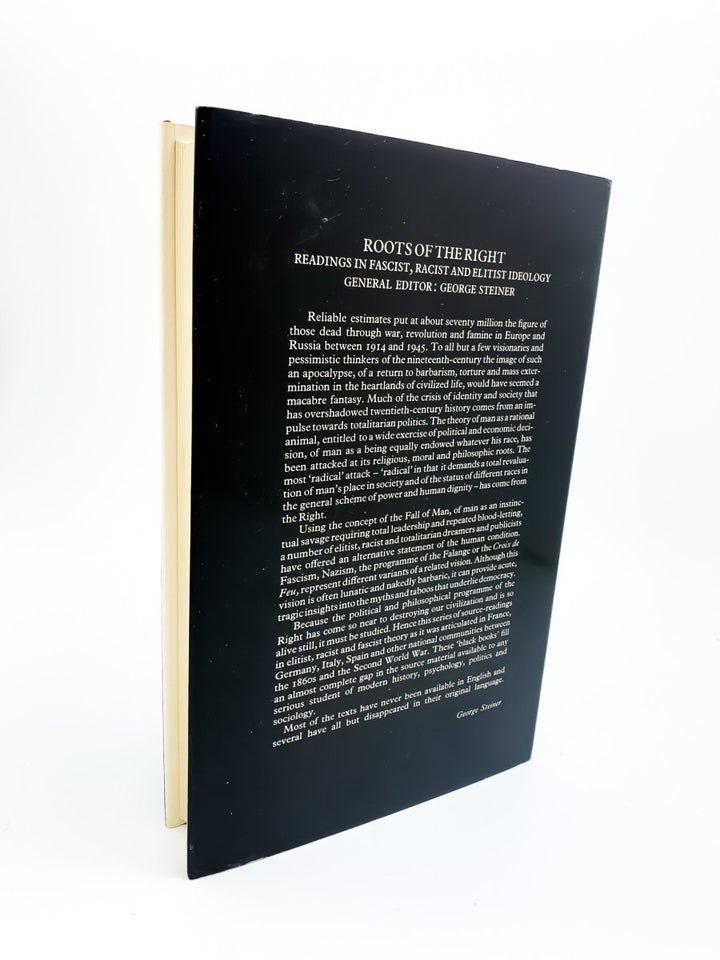 McClelland, J S ( edits ) - The French Right - from Maistre to Maurras | back cover