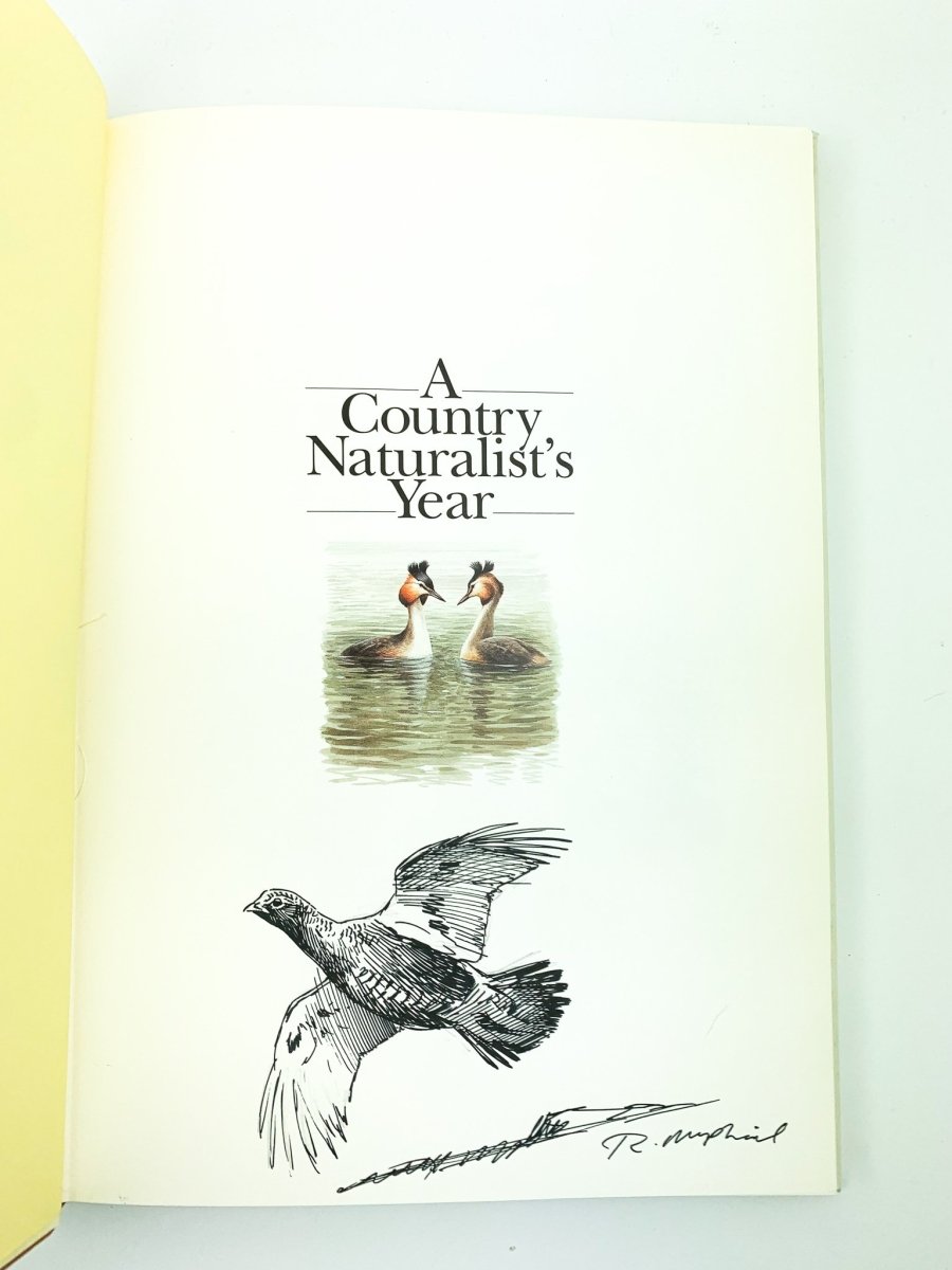 McKelvie, Colin - A Country Naturalist's Year - SIGNED | signature page